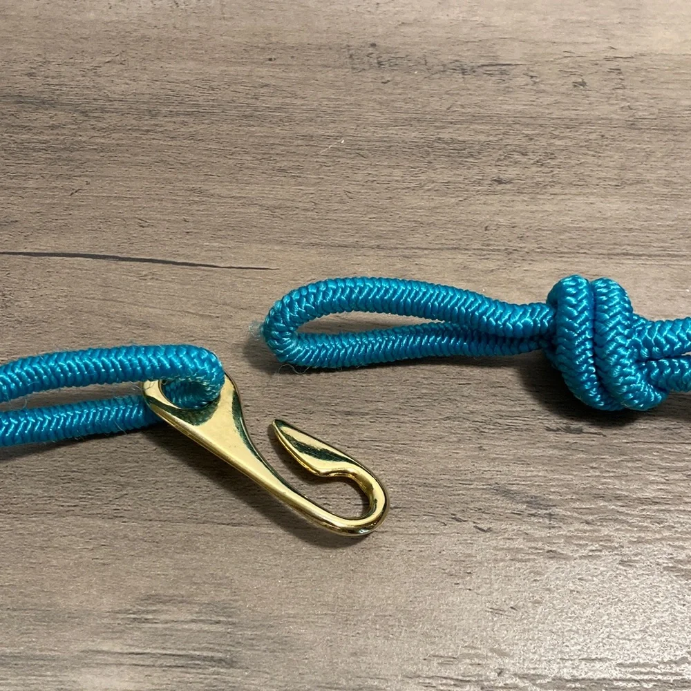 Vintage Braided Rope Stretch Belt 80s Glam